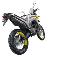 Exhaust compatible with Voge 300Rally 2022-2024, Furore Evo4 Poppy, Homologated legal slip-on exhaust including removable db killer, link pipe and catalyst 