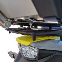 GPR TECH COMPATABILE CON Suzuki V-Strom 1050 Xt/De 2020/2024 e5 GPR TECH PIASTRA SPECIFICA IN TITANIO TOP CASE-ALPITECH 35/55 LT 