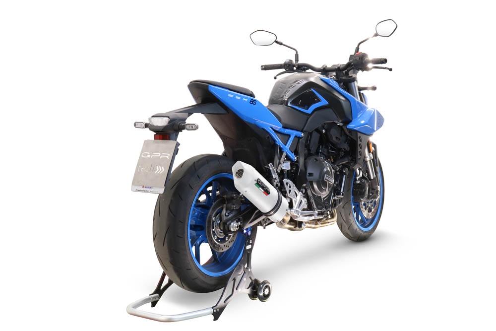 Exhaust compatible with Suzuki Gsx-8R 2022-2024, Albus Evo4, Homologated legal full system exhaust, including removable db killer and catalyst 