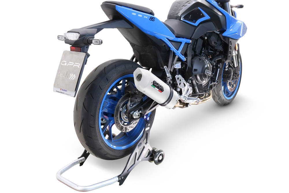 Exhaust compatible with Suzuki Gsx-8R 2022-2024, Albus Evo4, Homologated legal full system exhaust, including removable db killer and catalyst 