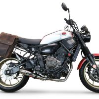 Exhaust compatible with Yamaha Xsr 700 2021-2024, Deeptone Inox, Racing full system exhaust 