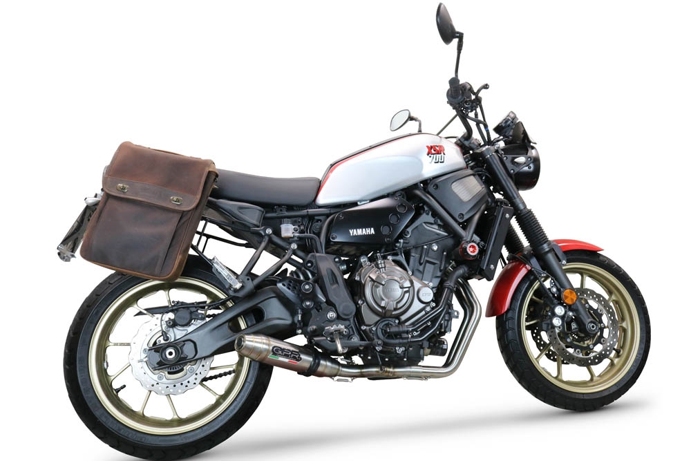 Exhaust compatible with Yamaha Xsr 700 2021-2024, Deeptone Inox, Racing full system exhaust 