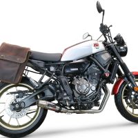 Exhaust compatible with Yamaha Xsr 700 2021-2024, Deeptone Inox, Racing full system exhaust 