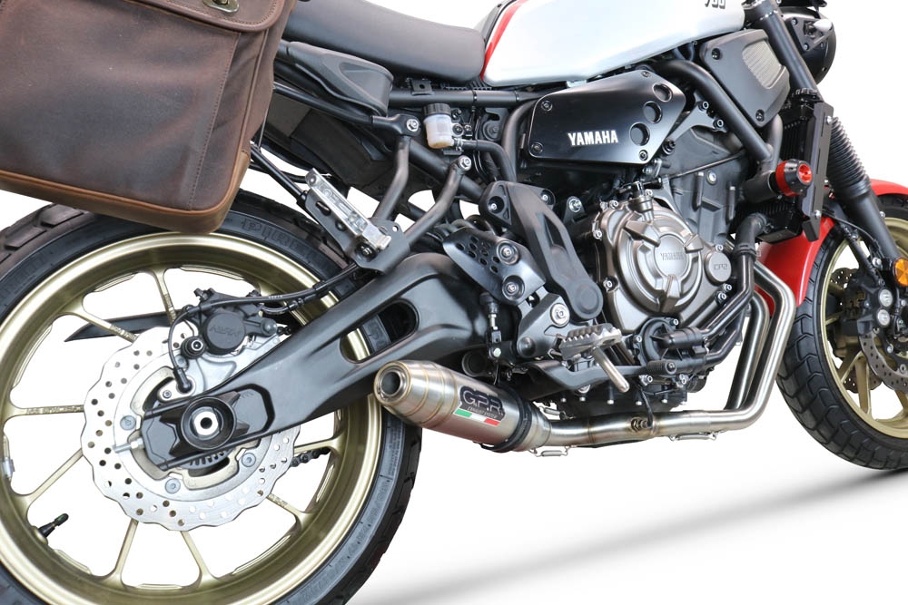 Exhaust compatible with Yamaha Xsr 700 2021-2024, Deeptone Inox, Racing full system exhaust 