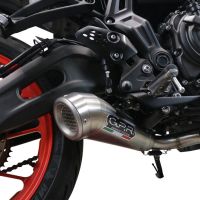 Scarico compatibile con Yamaha R7 2021-2025, Powercone Evo, Scarico completo omologato,fornito con db killer estraibile,catalizzatore e collettore