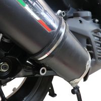 Exhaust system compatible with Yamaha Aerox 155 2021-2022, Furore Nero, Racing full system exhaust, including removable db killer 
