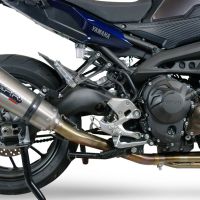 Exhaust compatible with Yamaha Mt-09 Tracer 900 2015-2020, Gpe Ann. titanium, Racing full system exhaust, including removable db killer 