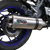 Scarico compatibile con Yamaha Tracer 9 2021-2023, Dual Inox, Scarico completo omologato,fornito con db killer estraibile,catalizzatore e collettore