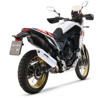 Scarico compatibile con Yamaha Tenere 700 2021-2024, Albus Evo4, Scarico omologato, silenziatore con db killer estraibile e raccordo specifico