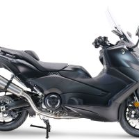 Scarico GPR compatibile con  Yamaha T-Max 560 2022-2024, New Grand Prix Evo Titanium, Scarico completo omologato,fornito con db killer estraibile,catalizzatore e collettore