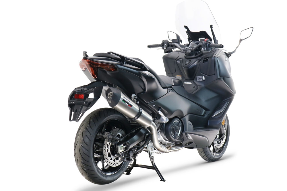 Scarico GPR compatibile con  Yamaha T-Max 560 2022-2024, New Grand Prix Evo Titanium, Scarico completo omologato,fornito con db killer estraibile,catalizzatore e collettore