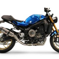 Scarico compatibile con Yamaha XSR900 2022-2024, GP Evo4 Titanium, Scarico completo omologato,fornito con db killer estraibile,catalizzatore e collettore
