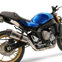 Scarico compatibile con Yamaha XSR900 2022-2024, GP Evo4 Titanium, Scarico completo omologato,fornito con db killer estraibile,catalizzatore e collettore