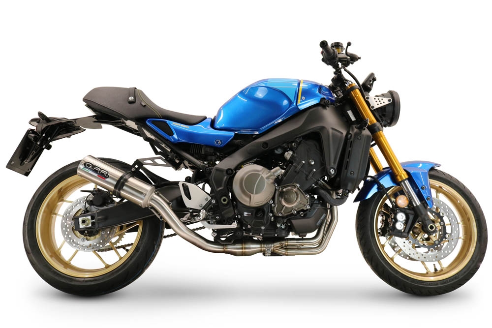 Exhaust compatible with Yamaha XSR900 2022-2024, M3 Inox , full system exhaust legal for UK and non-EU countries including removable db killer 