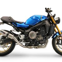 Exhaust compatible with Yamaha XSR900 2022-2024, M3 Inox , full system exhaust legal for UK and non-EU countries including removable db killer 