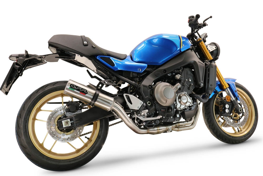 Exhaust compatible with Yamaha XSR900 2022-2024, M3 Inox , full system exhaust legal for UK and non-EU countries including removable db killer 