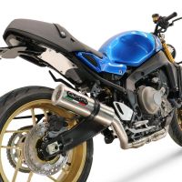 Exhaust compatible with Yamaha XSR900 2022-2024, M3 Inox , full system exhaust legal for UK and non-EU countries including removable db killer 