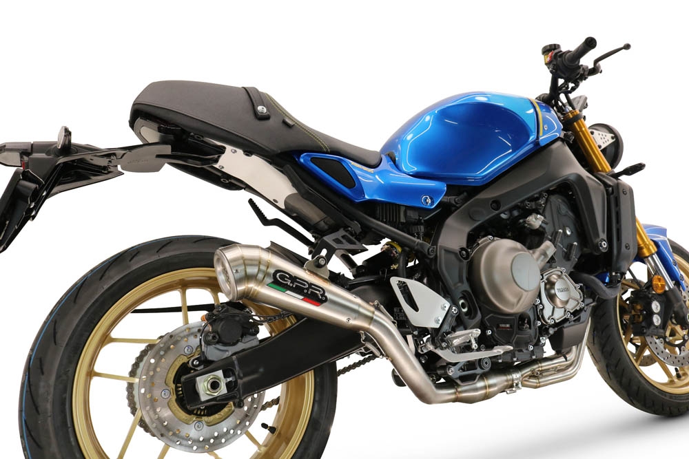 GPR exhaust compatible with  Yamaha XSR900 2022-2024, Powercone Evo, Homologated legal full system exhaust, including removable db killer and catalyst 