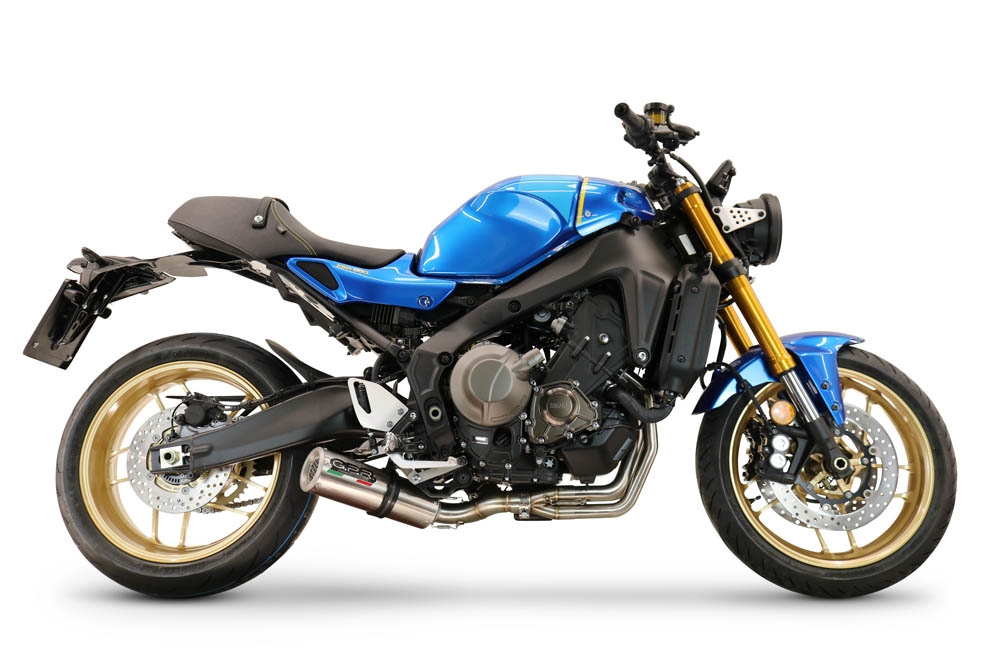 Scarico compatibile con Yamaha XSR900 2016-2021, M3 Inox , Scarico completo racing, fornito con db killer estraibile e collettore, non legale per uso stradale