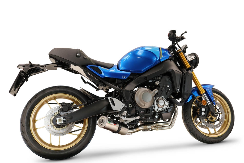 Scarico compatibile con Yamaha XSR900 2016-2021, M3 Inox , Scarico completo racing, fornito con db killer estraibile e collettore, non legale per uso stradale