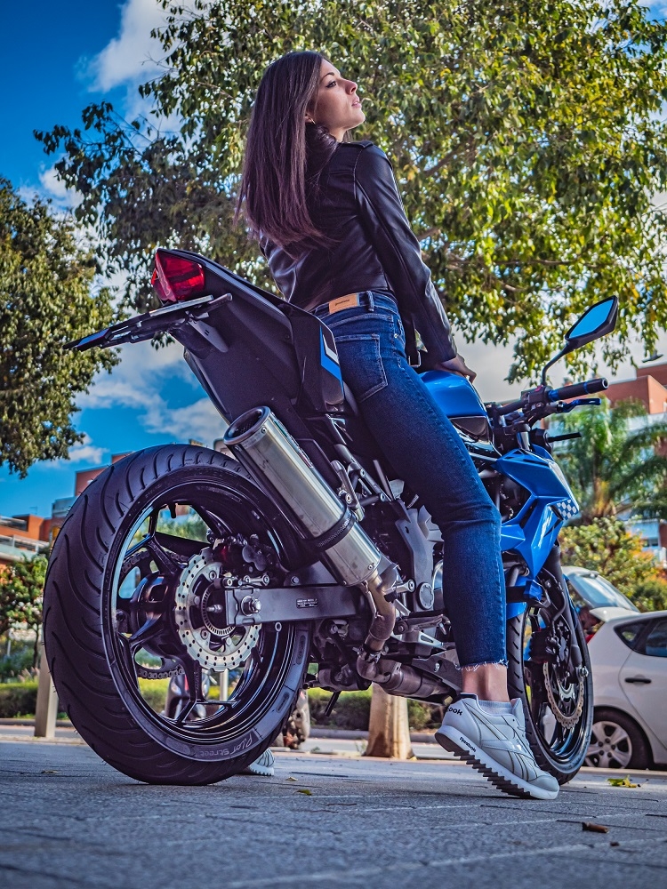 Exhaust compatible with Kawasaki Z 125 2021-2024, M3 Inox , Racing slip-on exhaust including link pipe 
