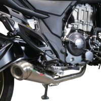 Exhaust system compatible with Zontes 350 T2 ADV 2022-2024, Powercone Evo, Racing full system exhaust, including removable db killer 