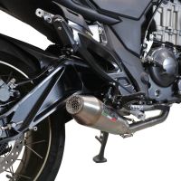 Scarico compatibile con Zontes 350 GK 2022-2024, Ultracone, Scarico completo racing, fornito con db killer estraibile e collettore, non legale per uso stradale