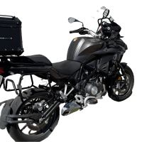 Top case GPR TECH compatible with  Benelli Trk 502 2021/2024 e5 GPR TECH Top case in aluminum, black color with specific plate included Capacity 35 LT.