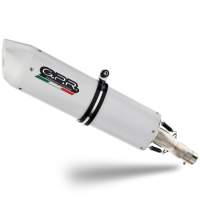 Scarico GPR compatibile con  Bmw K 1200 Gt 2006-2008, Albus Ceramic, Terminale di scarico omologato,fornito con db killer estraibile,catalizzatore e collettore