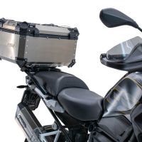 GPR TECH BAULETTO IN TITANIO TOP CASE ALPI-TECH 55 LT. SERIE TITANIUM CON PIASTRA UNIVERSALE