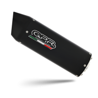 Scarico GPR compatibile con  Aprilia Rsv4 1000 2009-2014, Furore Nero, Scarico omologato, silenziatore con db killer estraibile e raccordo specifico