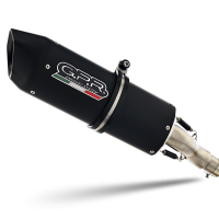 Scarico GPR compatibile con  Aprilia Rsv4 1000 2009-2014, Furore Nero, Scarico omologato, silenziatore con db killer estraibile e raccordo specifico