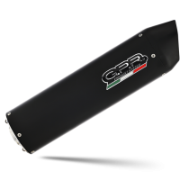 Scarico GPR compatibile con  Ktm Lc8 990 Adventure - R - DAKAR  2006-2014, Furore Nero, Coppia di silenziatori di scarico omologati, con flangia specifica, con db killer estraibili