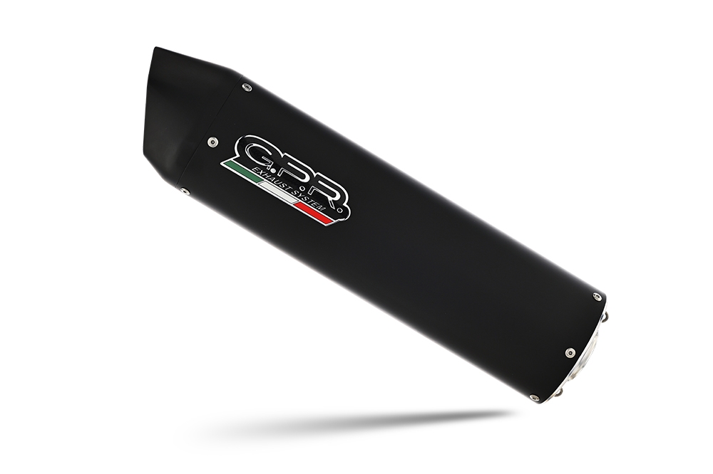 Scarico compatibile con Suzuki Burgman An 650 2013-2016, Furore Nero, Scarico completo omologato,fornito con db killer estraibile,catalizzatore e collettore