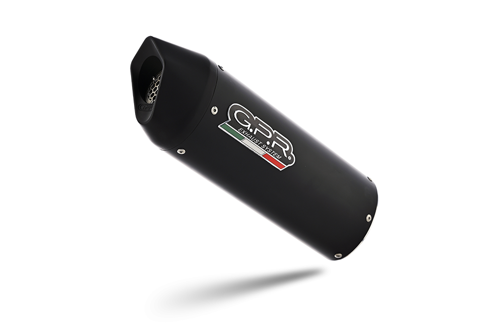 Scarico GPR compatibile con  Aprilia Rsv4 1000 2009-2014, Furore Nero, Scarico omologato, silenziatore con db killer estraibile e raccordo specifico