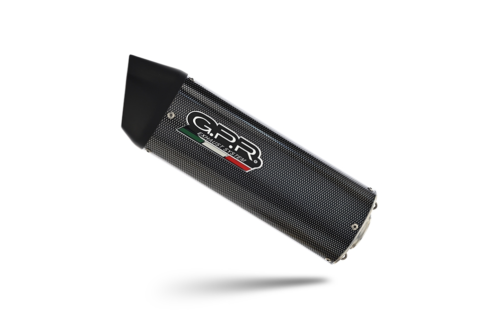 Scarico compatibile con Kawasaki Versys 650 2006-2014, Furore Poppy, Scarico omologato, silenziatore con db killer estraibile e raccordo specifico