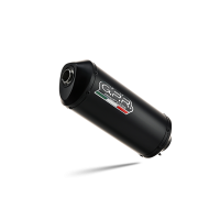 Scarico GPR compatibile con  Kawasaki Er 6 N - F  2005-2011, Ghisa , Terminale di scarico omologato, fornito con db killer estraibile, catalizzatore e raccordo specifico