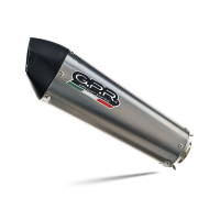 GPR exhaust compatible with  Suzuki Gsf 1200 Bandit - S 1997-2004, Gpe Ann. titanium, Homologated legal slip-on exhaust including removable db killer and link pipe 