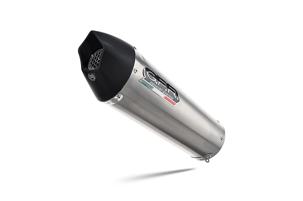 Scarico compatibile con Voge 900DSX 2024-2025, GP Evo4 Titanium, Scarico omologato, silenziatore con db killer estraibile e raccordo specifico