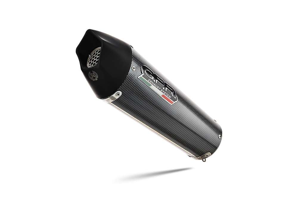 Scarico GPR compatibile con  Yamaha Tracer 9 GT 2021-2024, GP Evo4 Poppy, Scarico completo omologato,fornito con db killer estraibile,catalizzatore e collettore