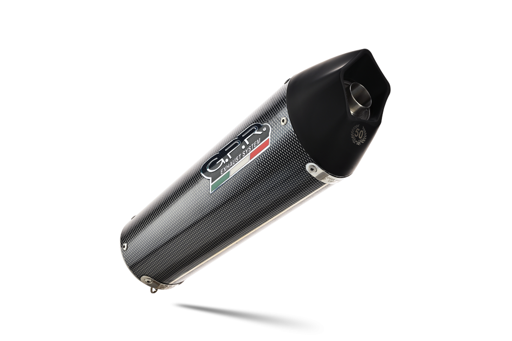 Scarico GPR compatibile con  Bmw F 800 -S -ST 2006-2011, Gpe Ann. Poppy, Terminale di scarico omologato,fornito con db killer estraibile,catalizzatore e collettore