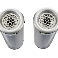 Scarico GPR compatibile con  Triumph Speed Triple 1050  2005-2010, M3 Inox , Coppia di terminali di scarico omologati, forniti con db killer removibili e raccordi specifici