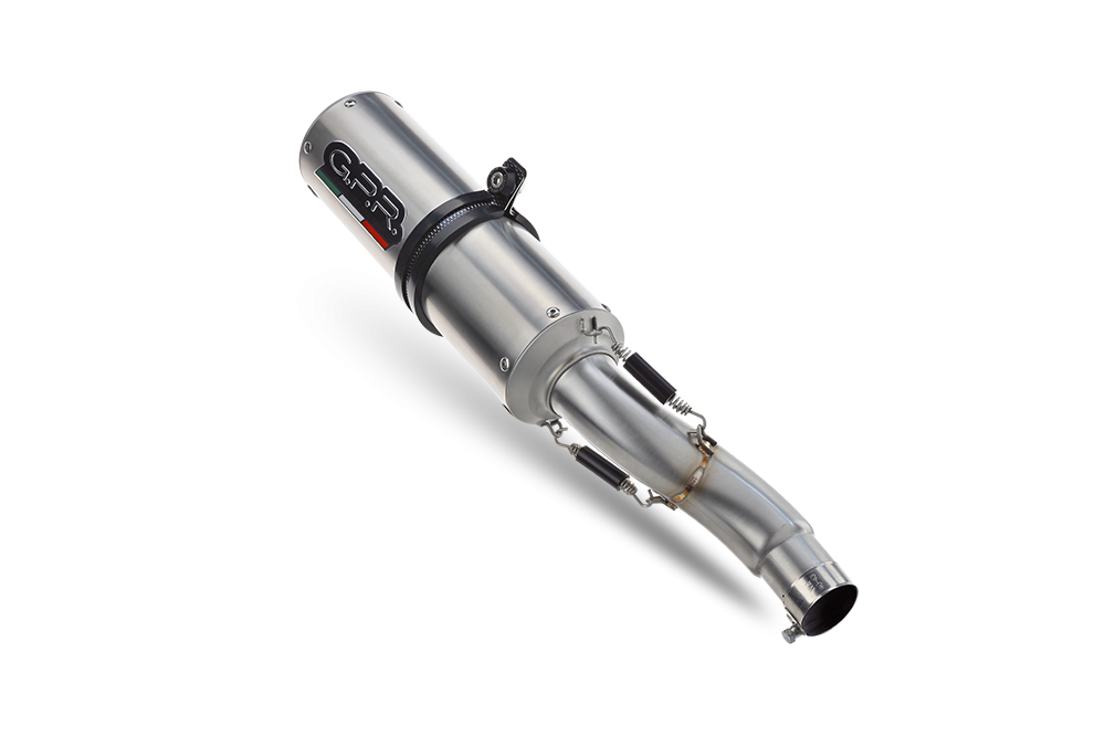 GPR exhaust compatible with  Aprilia Rsv4 1000 2009-2014, M3 Inox , Homologated legal slip-on exhaust including removable db killer and link pipe 