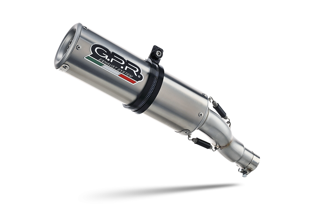 GPR exhaust compatible with  Aprilia Rsv4 1000 2009-2014, M3 Inox , Homologated legal slip-on exhaust including removable db killer and link pipe 