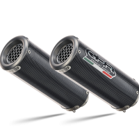 GPR exhaust compatible with  Yamaha Fz6 600-Fazer S1-S2  2004-2013, M3 Poppy , Dual Homologated legal slip-on exhaust including removable db killers and link pipes 