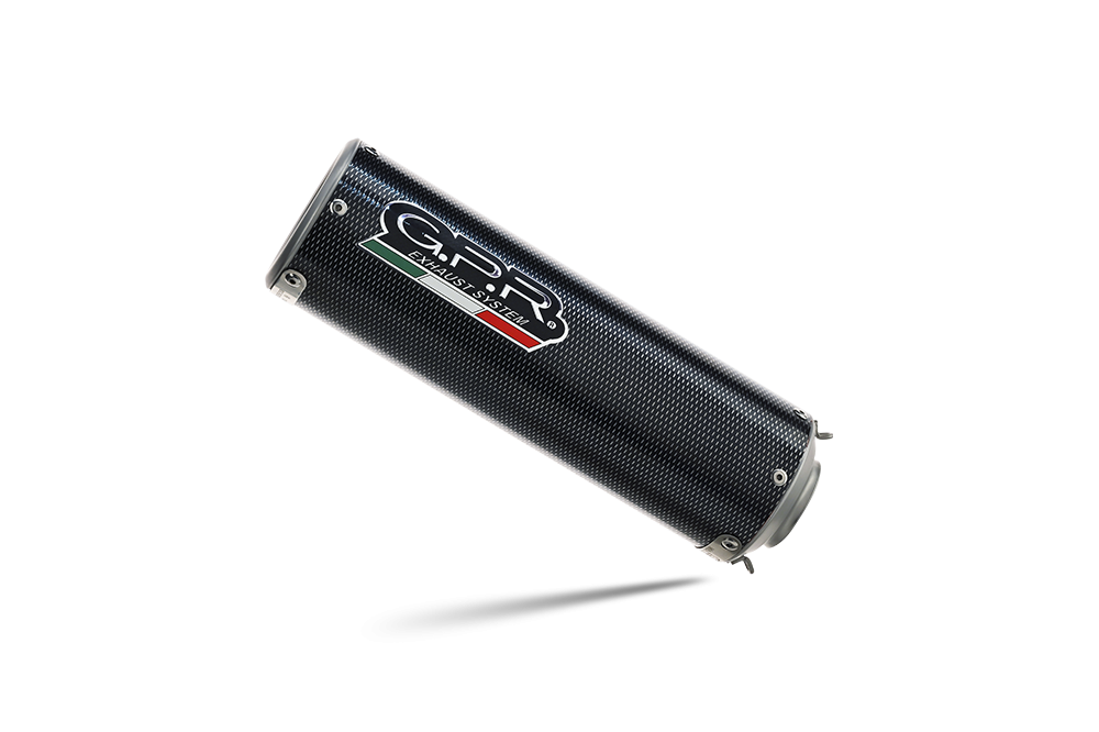 Scarico GPR compatibile con  Triumph Tiger Sport 660 2022-2024, M3 Poppy , Scarico completo omologato,fornito con db killer estraibile,catalizzatore e collettore