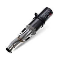 GPR exhaust compatible with  Yamaha Fz6 600-Fazer S1-S2  2004-2013, M3 Poppy , Dual Homologated legal slip-on exhaust including removable db killers and link pipes 