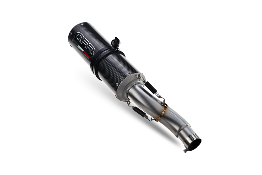 Scarico GPR compatibile con  Yamaha Mt-09 2021-2023, M3 Poppy , Scarico completo racing, fornito con db killer estraibile e collettore, non conforme per uso stradale