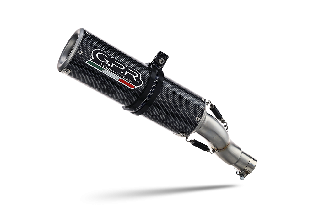 Scarico GPR compatibile con  Triumph Tiger Sport 660 2022-2024, M3 Poppy , Scarico completo omologato,fornito con db killer estraibile,catalizzatore e collettore