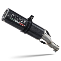Scarico GPR compatibile con  Triumph Tiger Sport 660 2022-2024, M3 Poppy , Scarico completo omologato,fornito con db killer estraibile,catalizzatore e collettore